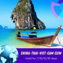 China Thailand Vietnam Cambodia eSIM
