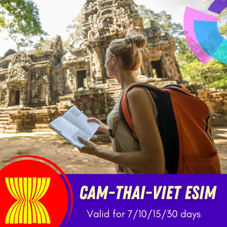 Cambodia Thailand Vietnam eSIM