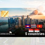 Cambodia Thailand Vietnam Singapore Indonesia eSIM