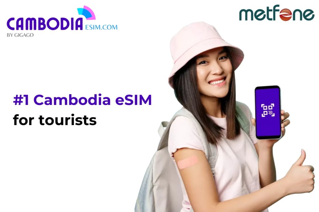 Buy Metfone eSIM plans on cambodiaesim.com