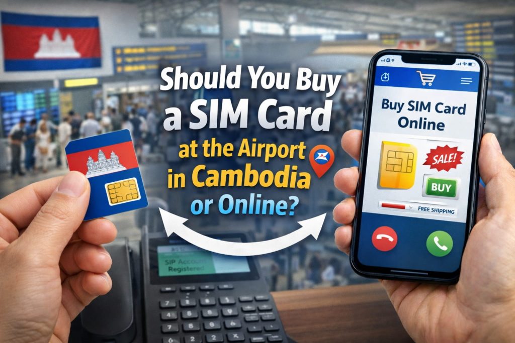 Should You Buy a SIM Card at the Airport in Cambodia or Online?